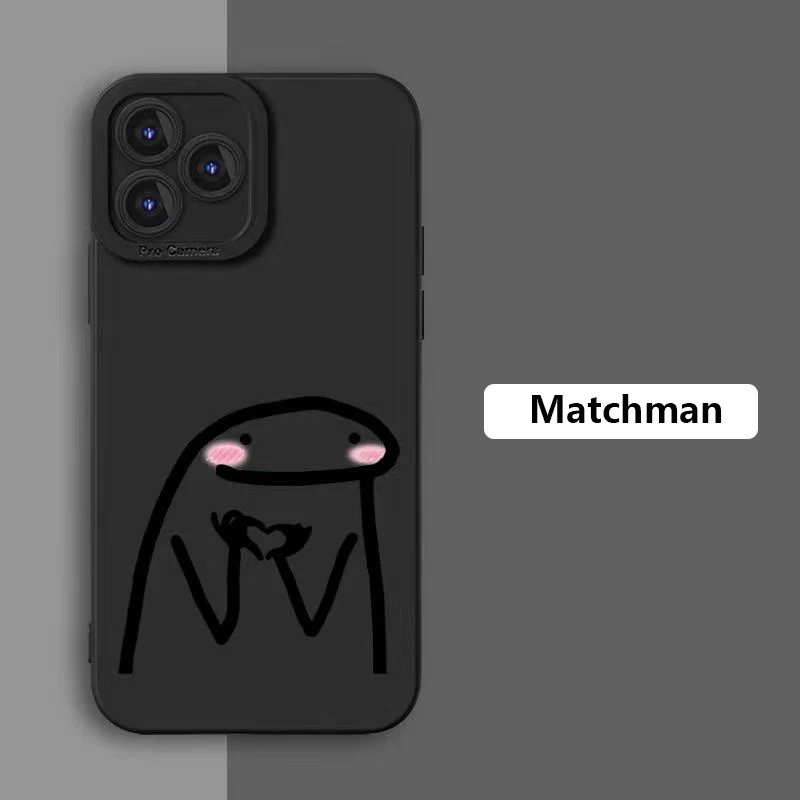 thumbnail image 1 of Funda de silicona con dibujos animados de Matchman para IPhone, carcasa bonita para IPhone 16, 15, 14, 13 Pro Max, 12 Mini, 11 pro, XS, XR, X, 7, 8 Plus, SE 2020, 1 of 5