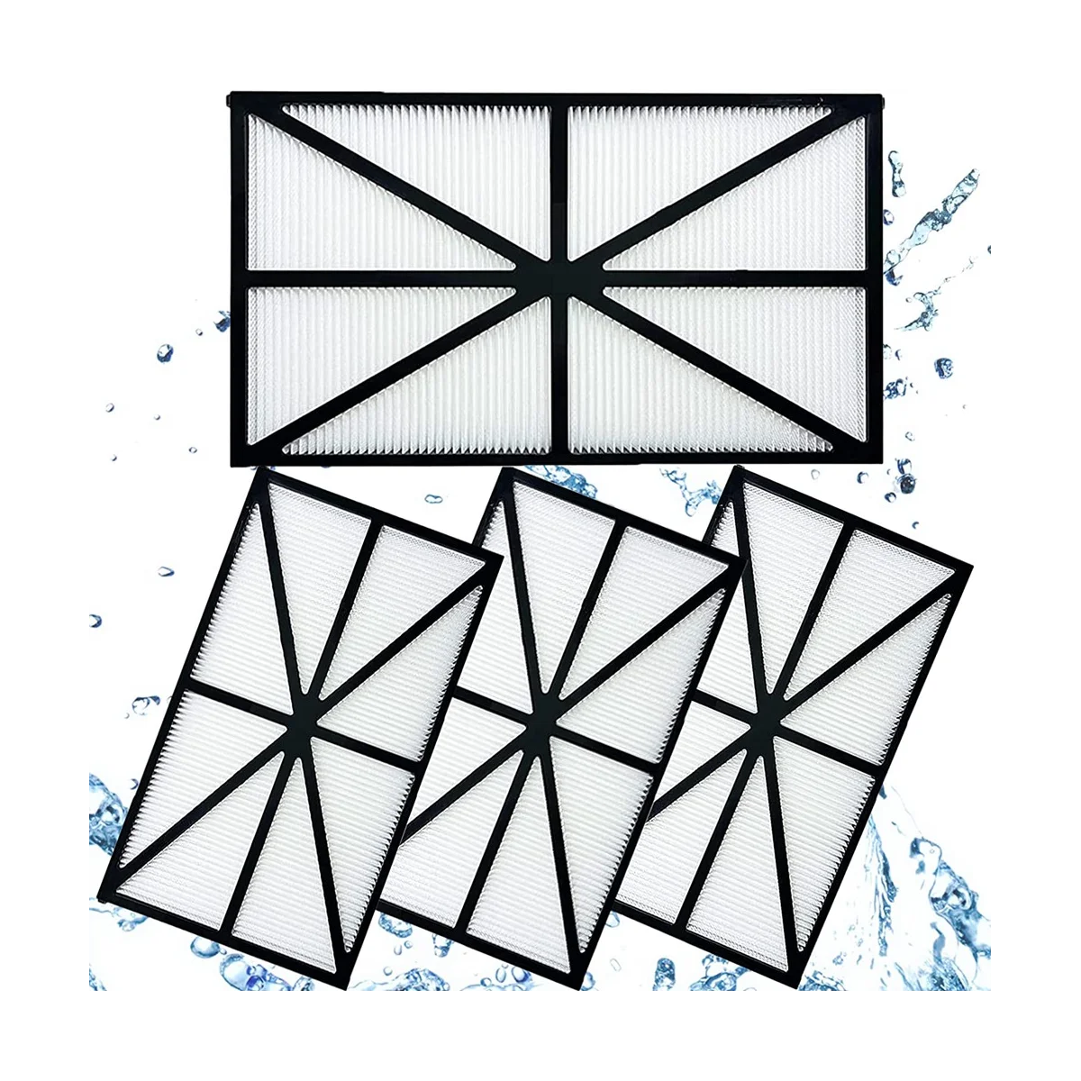 

4PCS Pool Cleaner Filters Washable RCX70101 for Tigershark for Sharkvac for Aquavac Robotic Pool Cleaner Accessories