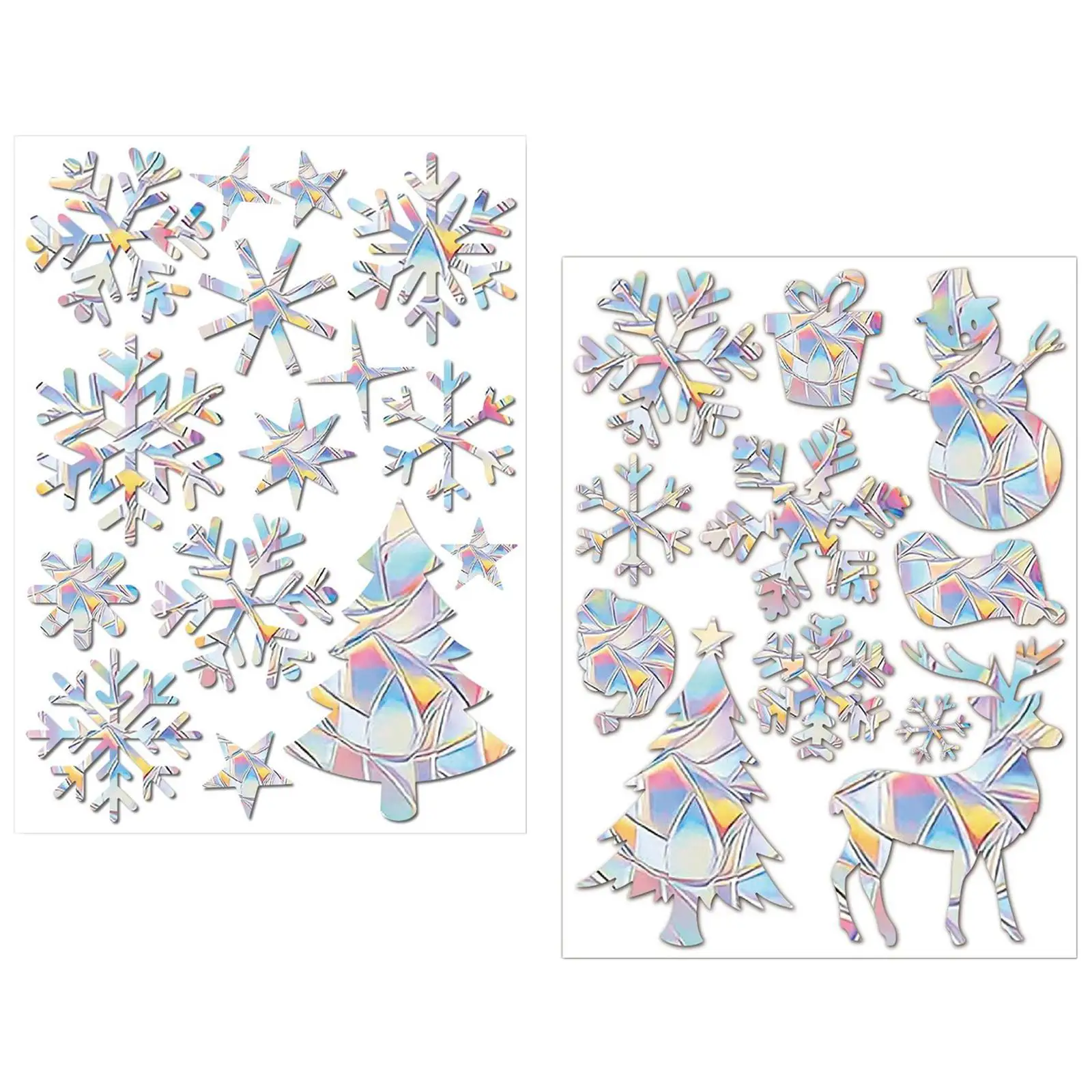 Window Clings Decorative Window Decorations Decal Christmas Stickers for Outdoor Home Office Holiday Winter