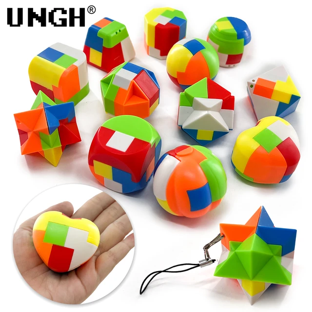 How to Solve Plastic Cube Puzzle, Brain Teasers for Kids Children and  Adults