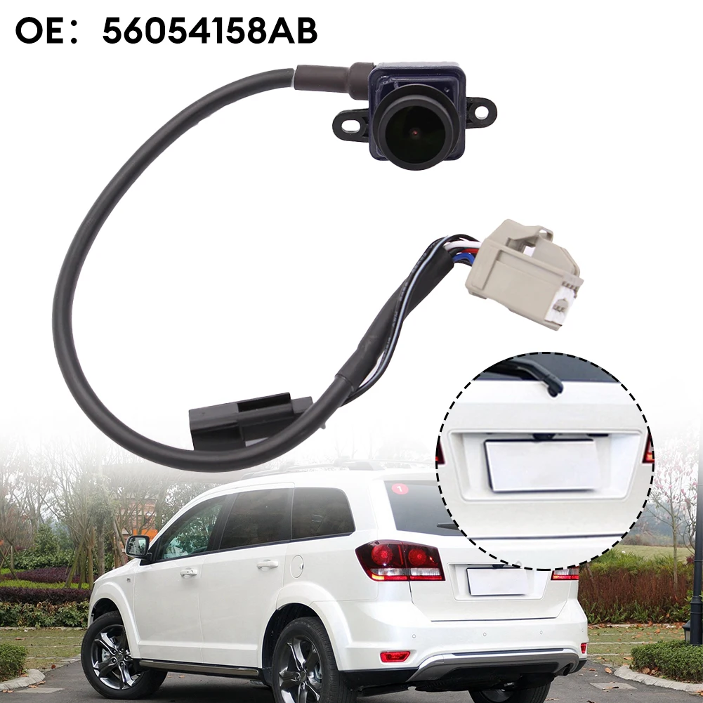 

1x Durable Reversing Camera Rear View Back Up Part Replacement Vehicle 170 Degrees 56054158AB 56054158AG ABS