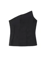 Women's Asymmetrical Bustier Tops, Sexy Backless, Side Zipper, Female Camis, Fashion - Image 2