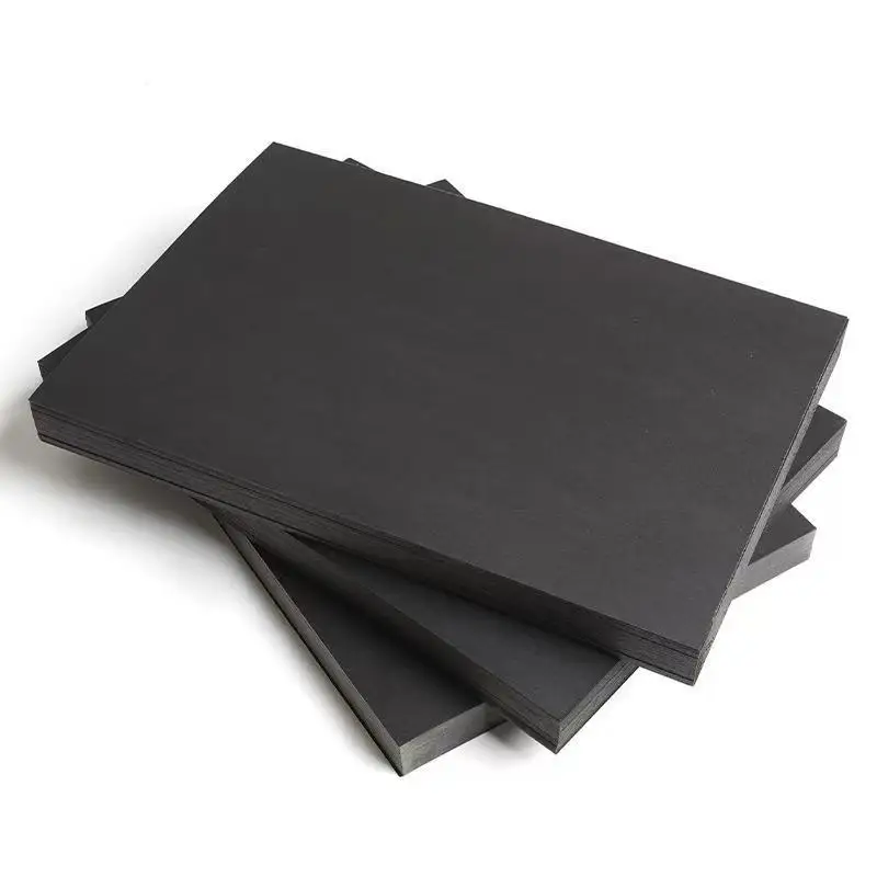 50 fogli A4 carta kraft nera vuota fai da te