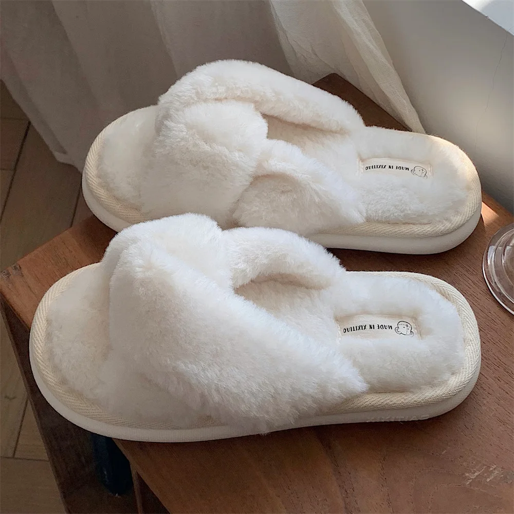 Women Winter Autumn Home Slippers Ladies Cartoon Cat Shoes Non-slip Soft Warm  Slippers Indoor Bedroom Loves Couple Floor Shoes | Wish