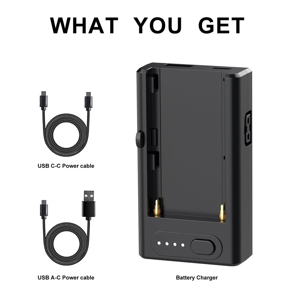 ZGCINE NP-F Battery Charger Multifunctional of PD NPF Fast Charge with Type-C In