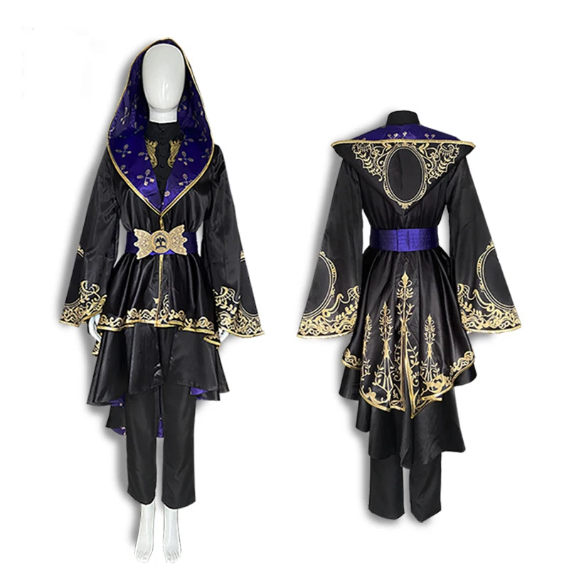 

Game Twisted Wonderland Cosplay Costume Riddle Black Fancy Dress Women Men Uniform Outfit Party Purim Carnival Costumes