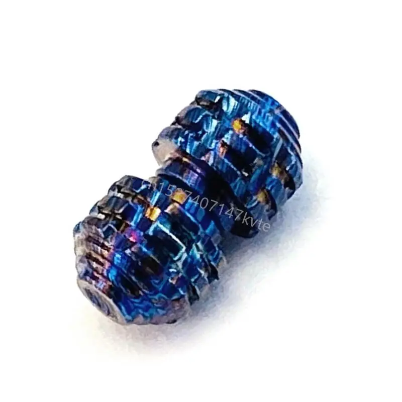 High Strength Titaniums Damascus Fold Knivies Thumb Studs Push Pin for 4MM Knivies Hole Lightweight Durability Tool R9CA