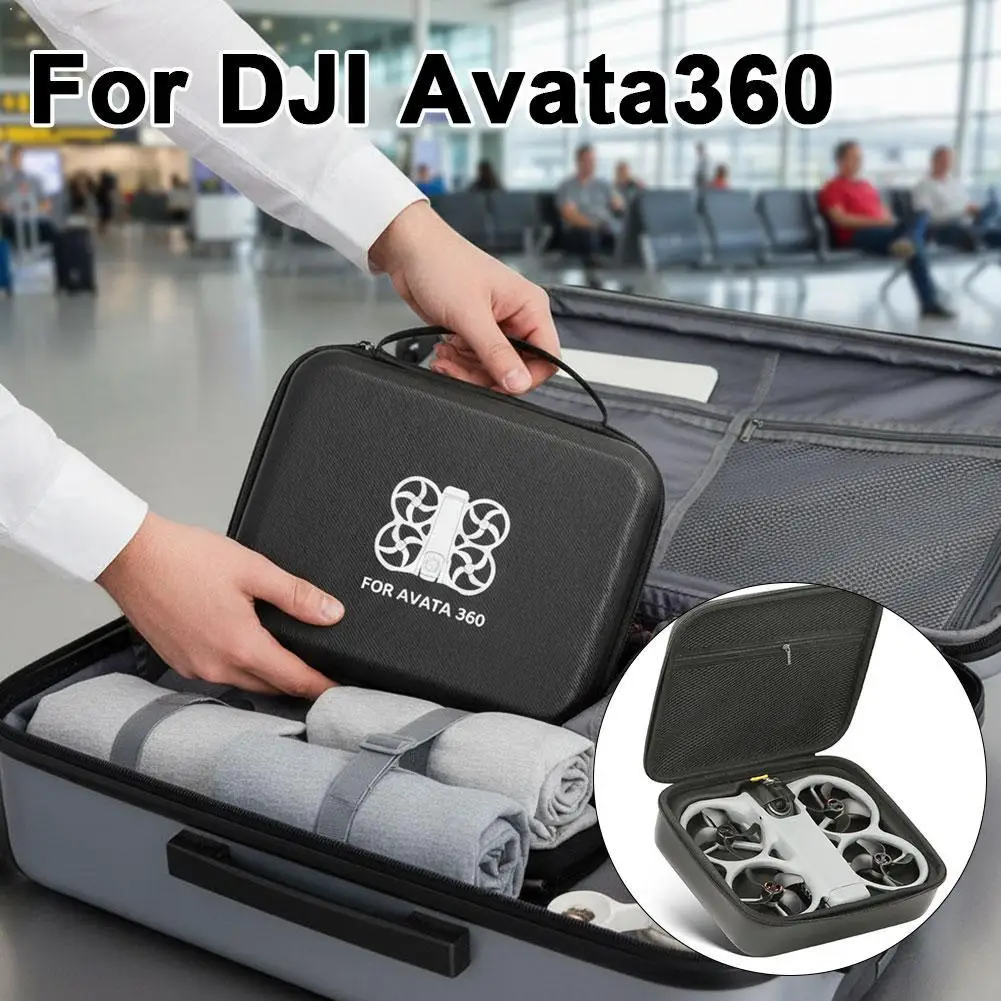 Dji Avata 360 충격 방지 운반 케이스 용 미니 휴대용 보관 가방 전문 드론 액세서리 용 보호 핸드백