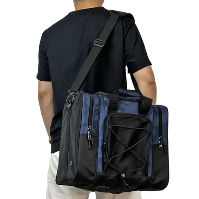 Bowling Ball Bag Bowling Ball Tote Bag 1 Multifunctional Handbag Padded Interior Adjustable Belt Fits Shoes