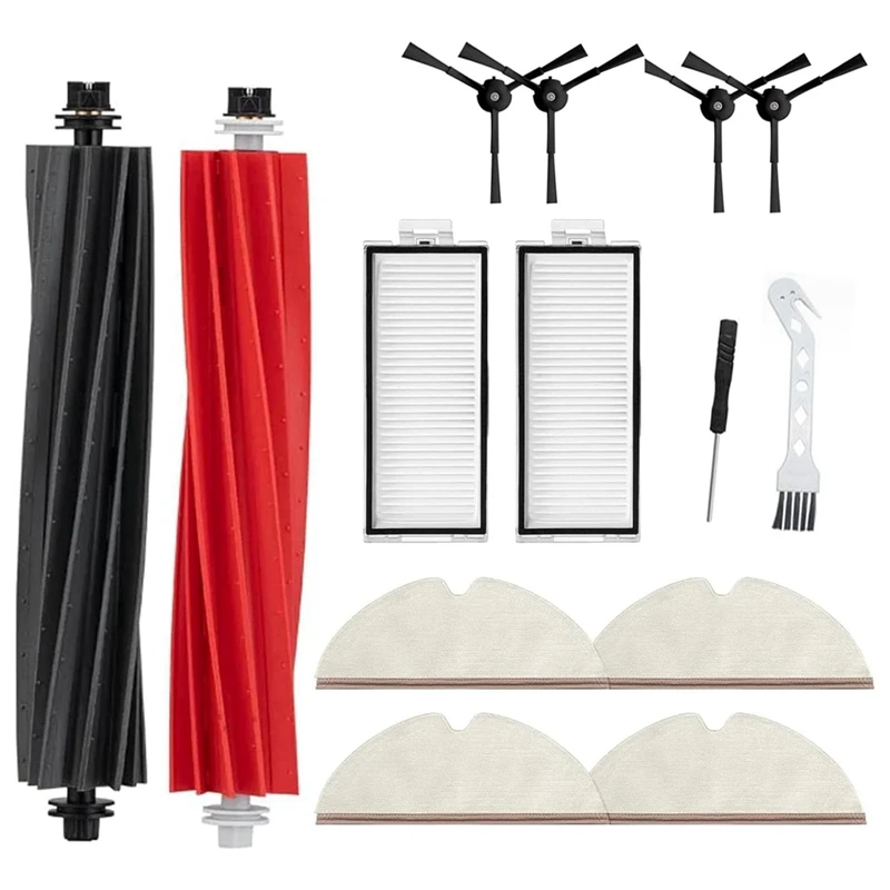 Per Roborock Q8 Max / Q8 Max +(Plus)/ Q5 Pro / Q5 Pro +(Plus) Aspirapolvere Spazzola Laterale Principale Mop Cloth Filtri Hepa
