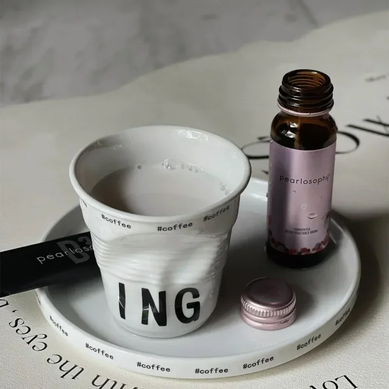 Ceramic Hand Pinch Coffee Mug Funny Kawaii Cup