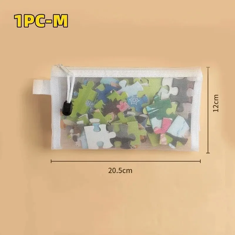 1-3 قطعة حقيبة التخزين شبكة ZipperToy بنة لغز الفر...