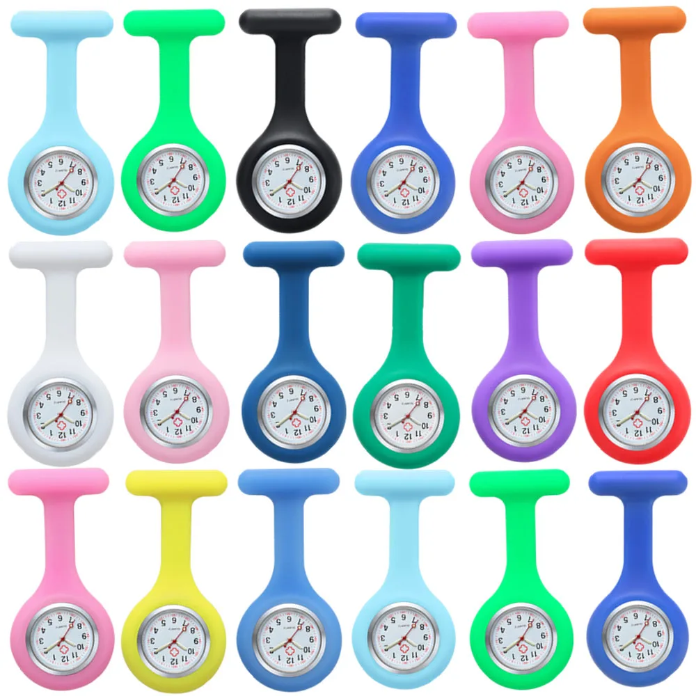 10pcs-silicone-nurse-pocket-watch-brooch-tunic-nurses-doctors-pendant-clip-on-hangingquartz-watch-decor-accessory-best-gift