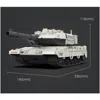 Water Bomb Tank  2.4G Remote Control Track  Multi functional Tank Water Bomb Tanks Shooting Competition Toys For Boys 6