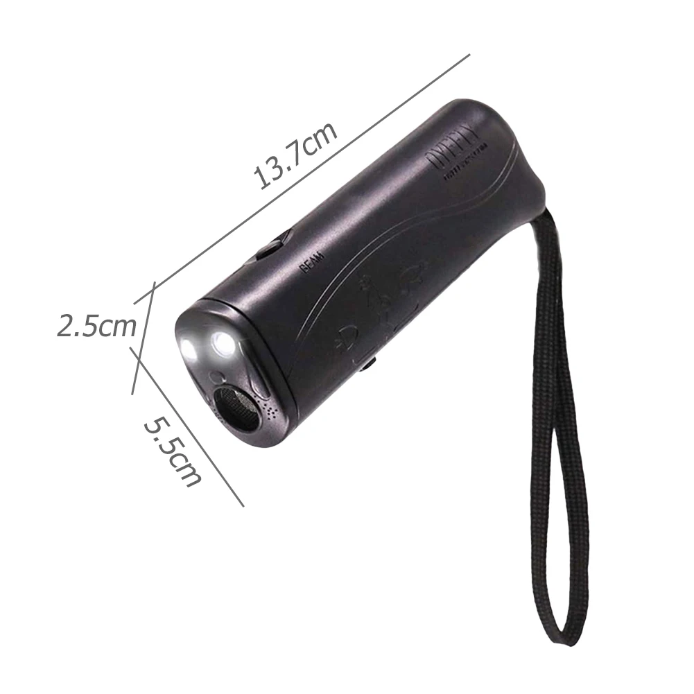 Dog Bark Deterrent Pet Bark Arrester 3 in 1 Dog Whistle Anti Barking Device Ultrasonic Dog Repeller Stop Barking Control Training Tool with Light