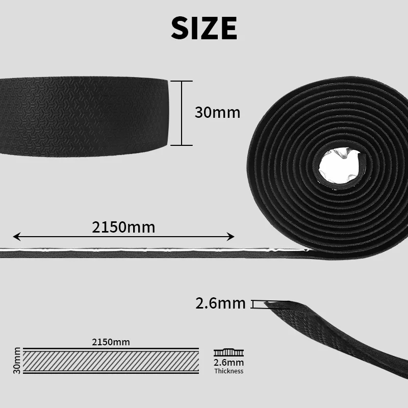 Road Bike Handlebar Tape Bike Accessory Anti-slip Waterproof Soft Road Bike Drop Bar Tapes
