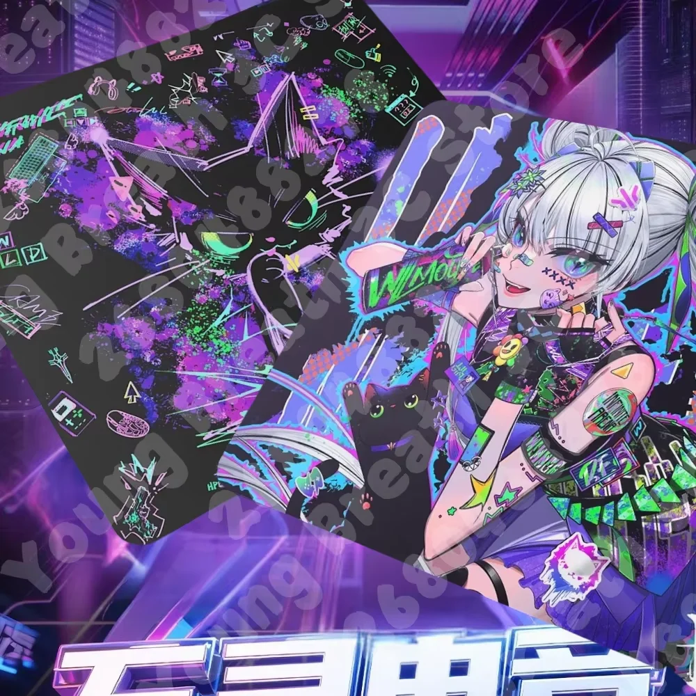 VSPOiGEAR GLASS MOUSEPAD 胡桃のあ EDITION Topo Glass Mousepads – GutzyAiden
