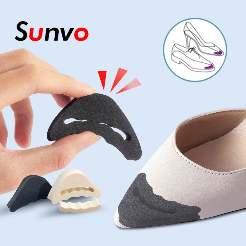 Toe Pads Sponge Toes Plug Pad for Women Shoes Forefoot Insoles Inserts Adjust Size Reducer Foot Pain Relief