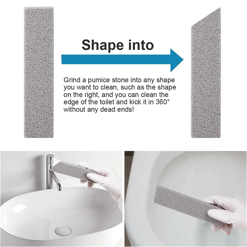 1/10pcs Water Pumice Stones Cleaning Brushes Scouring Pad Cleaner Stain Removal For Home Toilet Sink Bowl Cleaning Accessories 6