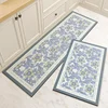 Carpet for Kitchen Floor Mat Pvc Leather Waterproof Non-slip Long Rug Oil-proof Foot Mats Pink Flower Home Decoration Rugs 3