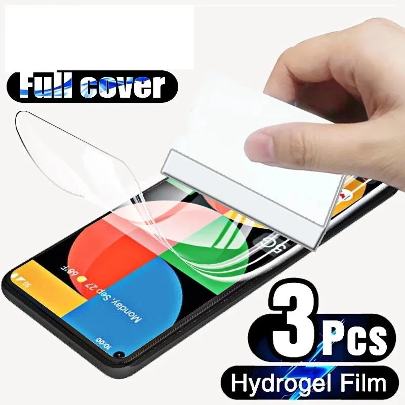 Pellicola Idrogel 3 Pezzi Per Google Pixel 8 Pro 7 Pro 7A 6A 4 3 Xl Pellicola Salvaschermo Pixel7 Pixel6A Pixel 8Pro