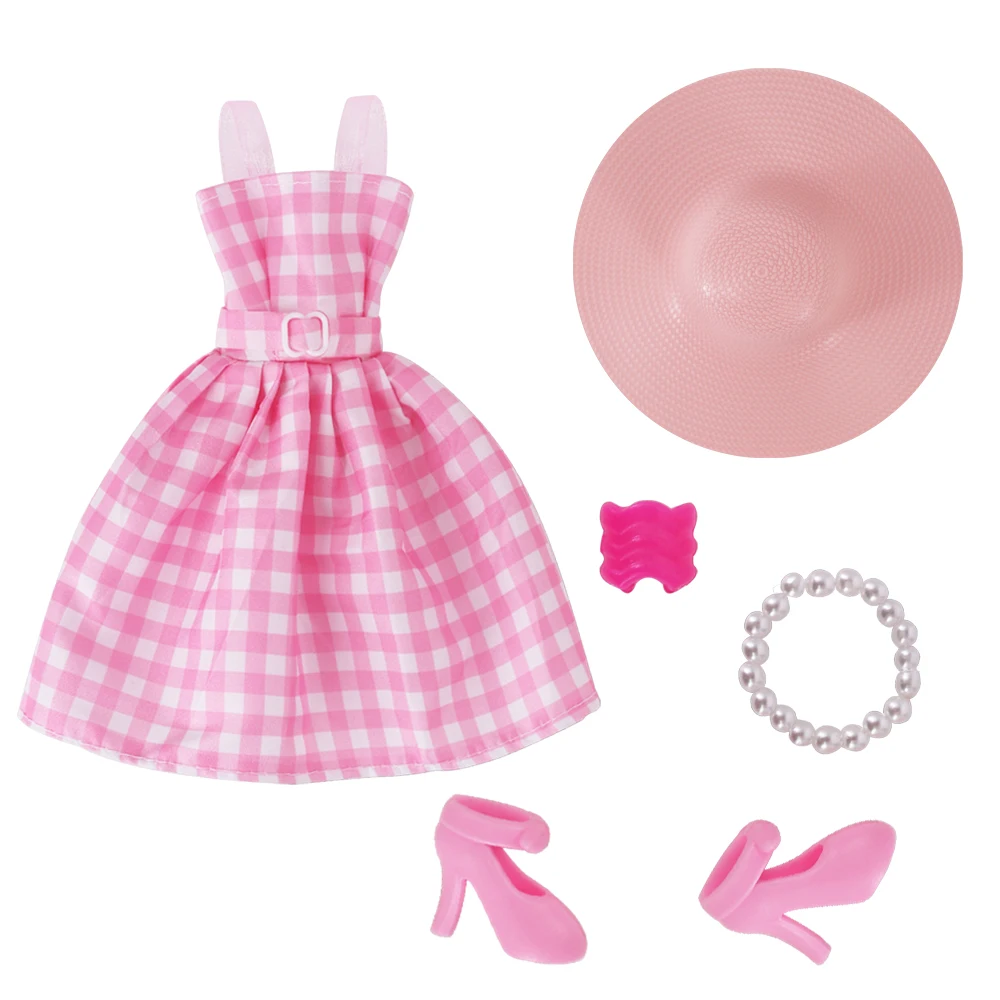 Hübsche Puppe Longue tte Abendkleid für Barbie Puppe Kleidung Accessoires, Spielzeug für Mädchen, Geburtstags geschenk Weihnachts geschenk