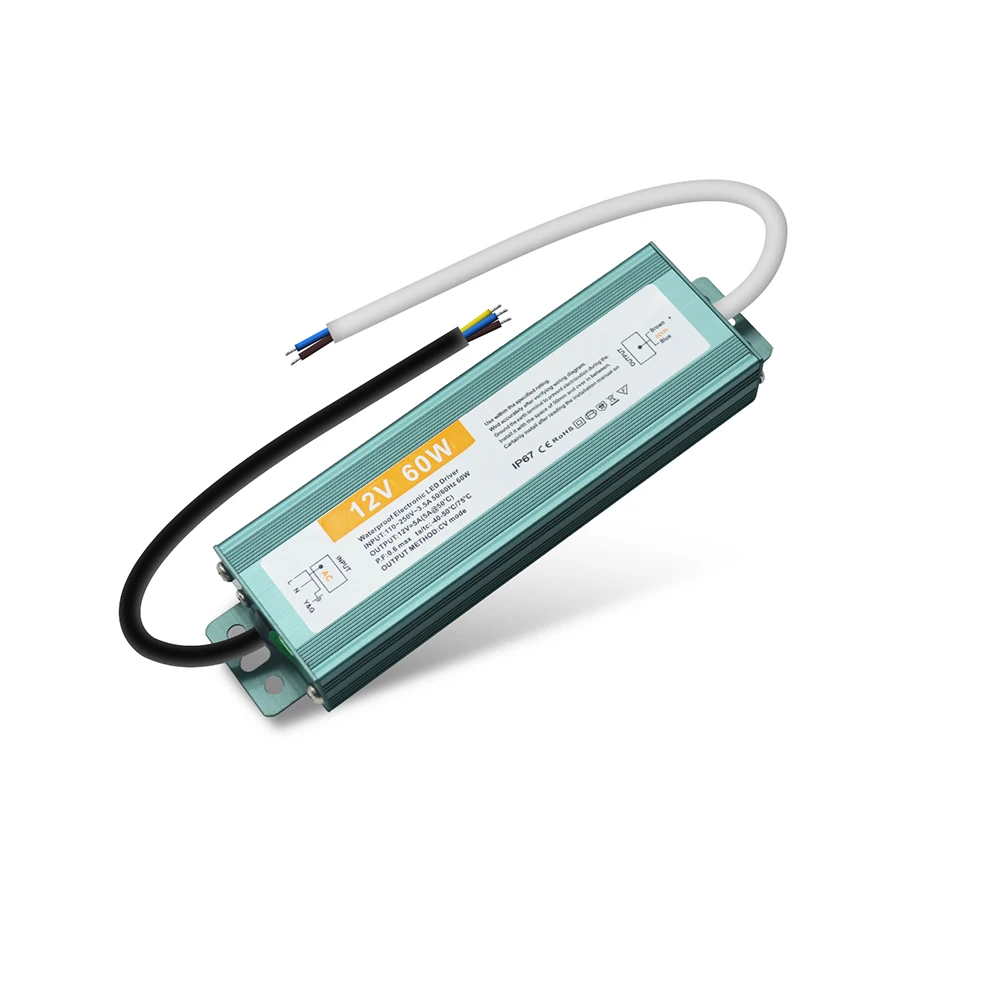 High-Performance Waterproof LED Power Supply with Voltage Conversion