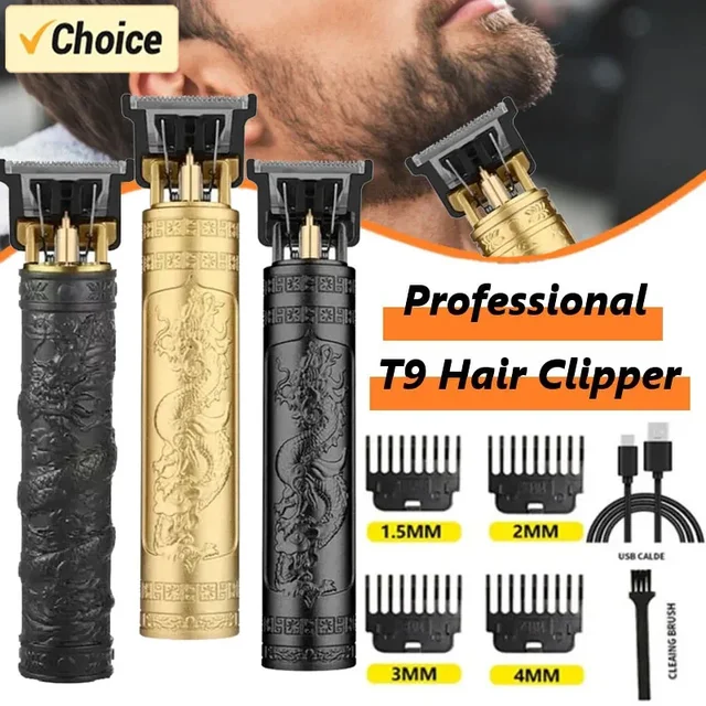 Máquina de Corte de Cabelo Vintage T9 de 2024: O Aparador de Cabelo Elétrico Perfeito para Homens Máquina de Corte de Cabelo Vintage T9 de 2024: O Aparador de Cabelo Elétrico Perfeito para Homens