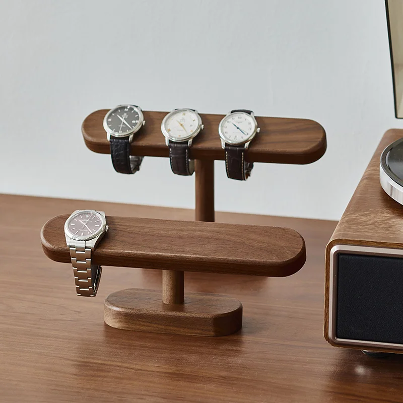 Table Solid Wood Watch Holder Organizer Creative Necklace Watch Stand Display Mechanical Rack Bracelet Necklace Store