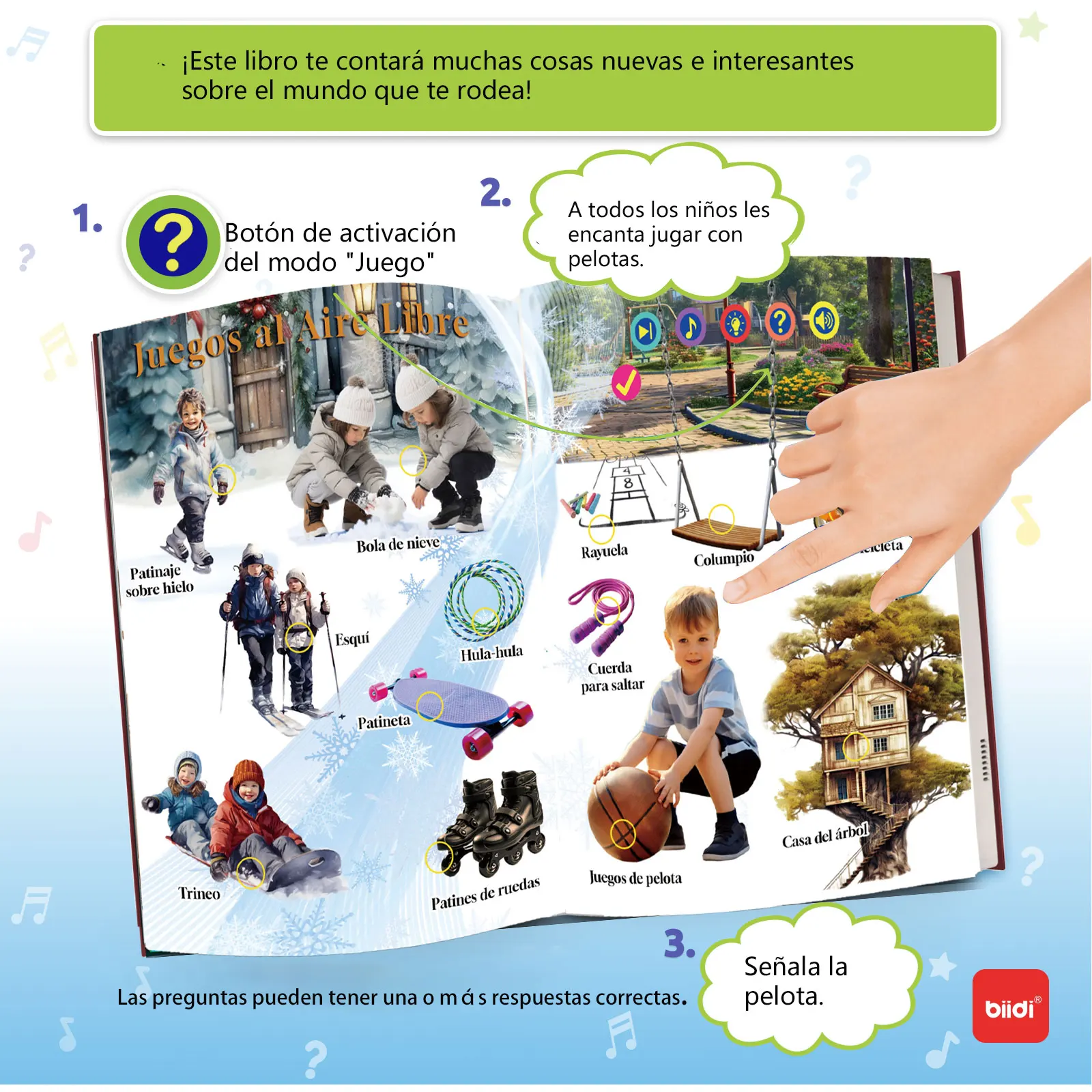 Spanish Enlightenment Early Education Learning Book Children Audio Book Kids Reading Cognitive Book For Christmas Birthday Gifts 4
