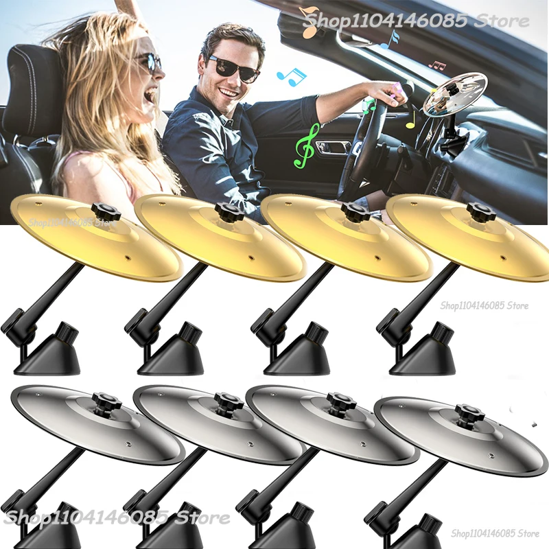 1/2P Cars Crash Cymbal Air Vent Mini Drum Car Hand-shooting Cymbals Car ...