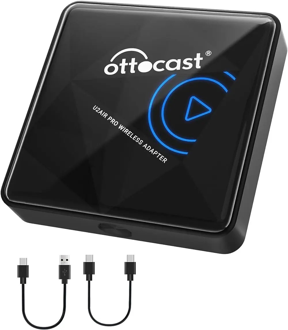 Ottomcast U2 Air Pro Car Play Adapter Wired Carplay Car To Wireless Connessione Più Rapida Speed Plug And Play Il Più Recente Dongle