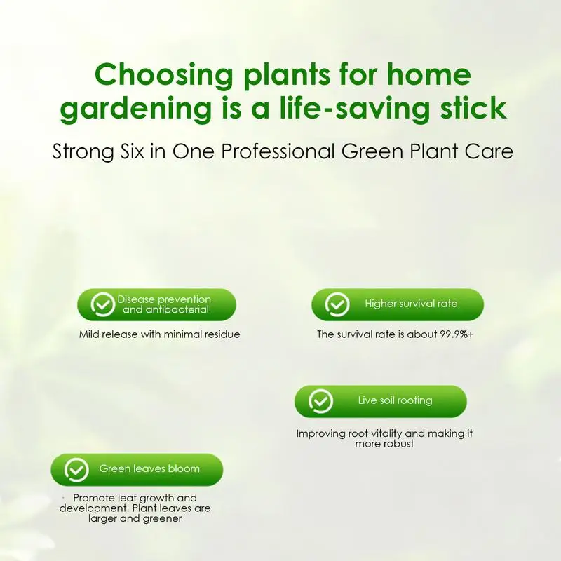 Plant Fertilizer Bars Plants Rooting Fertilizer Sticks Indoor Food Spikes Evergreen Stick Nutrient Garden Accessories