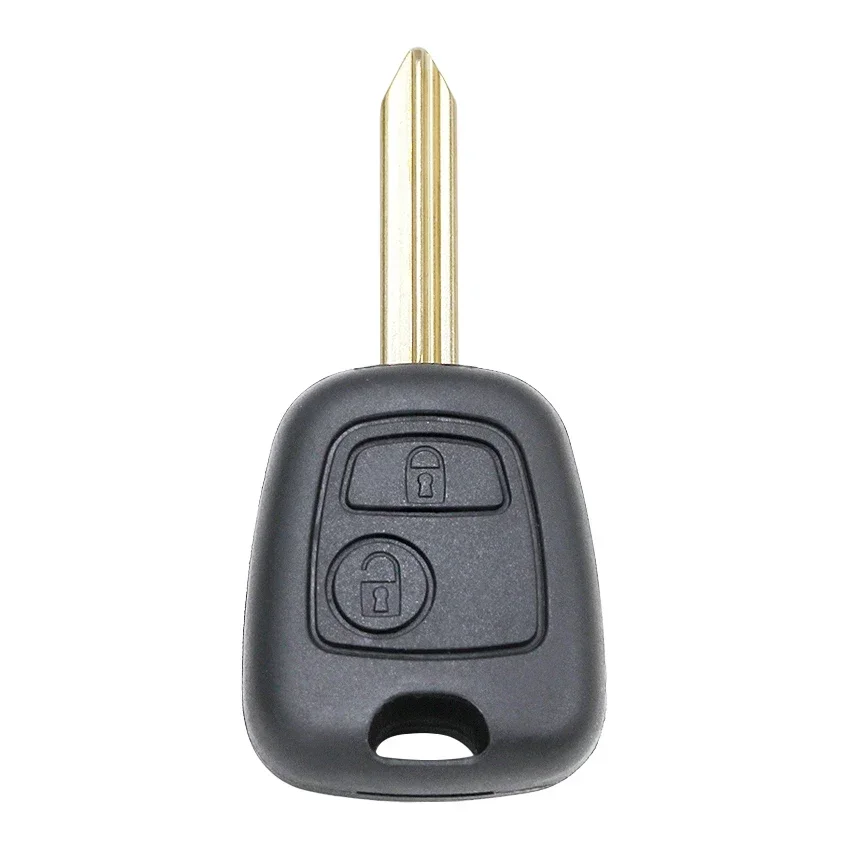 Ecusells 2 Button Remote Key Shell Case Smart Car Key Housing Cover Fob SX9 Uncut Blade For Citroen Saxo Xsara Picasso Berlingo