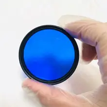 

Multiple Size 58mm Round 450nm And 800nm Infrared IR High Pass Filter Blue Glass QB19 For Camera Photography