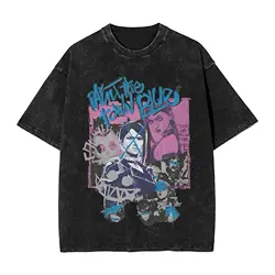 Arcane - Themed Men's Washed Novelty Tee - Short Sleeve Crew Neck 100% Cotton Shirt - XXL (1)