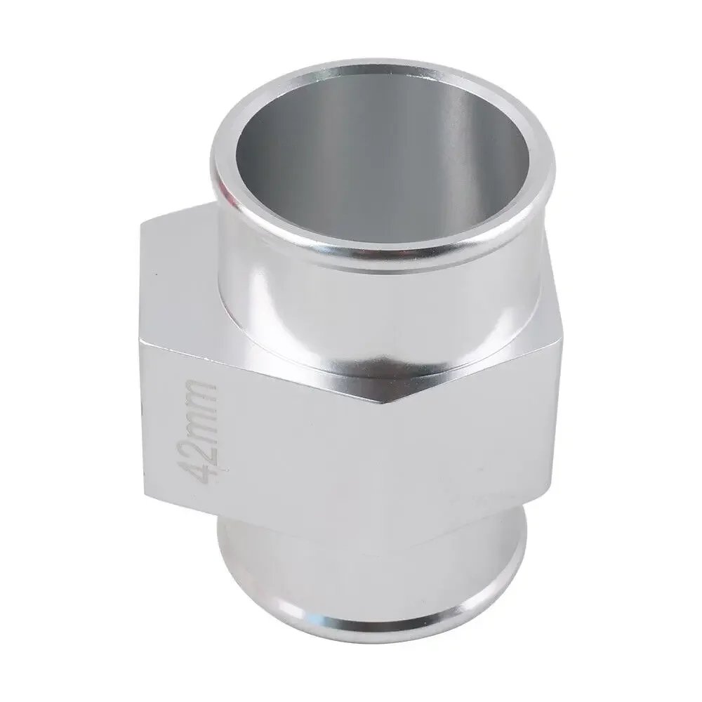 Adattatore Universale In Metallo Per Sensore Temperatura Acqua - Diametri 26-40mm - Con Fascette, Per Auto (Blu 38mm)