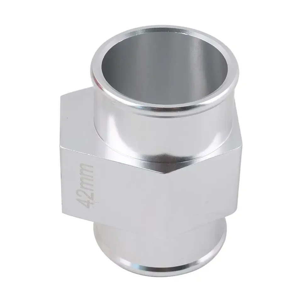Adattatore Universale Per Sensore Temperatura Acqua, In Alluminio Blu, Diametri 26-40mm, Con Fascette, Per Auto - 5