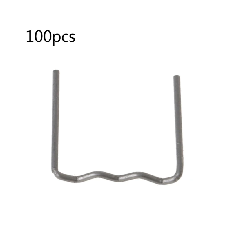 

100Pcs Automotive Plastic Repair Standard Pre Cut Wave for Staples Bumper Bodywork Repairs Machine Welding Hot Stapler