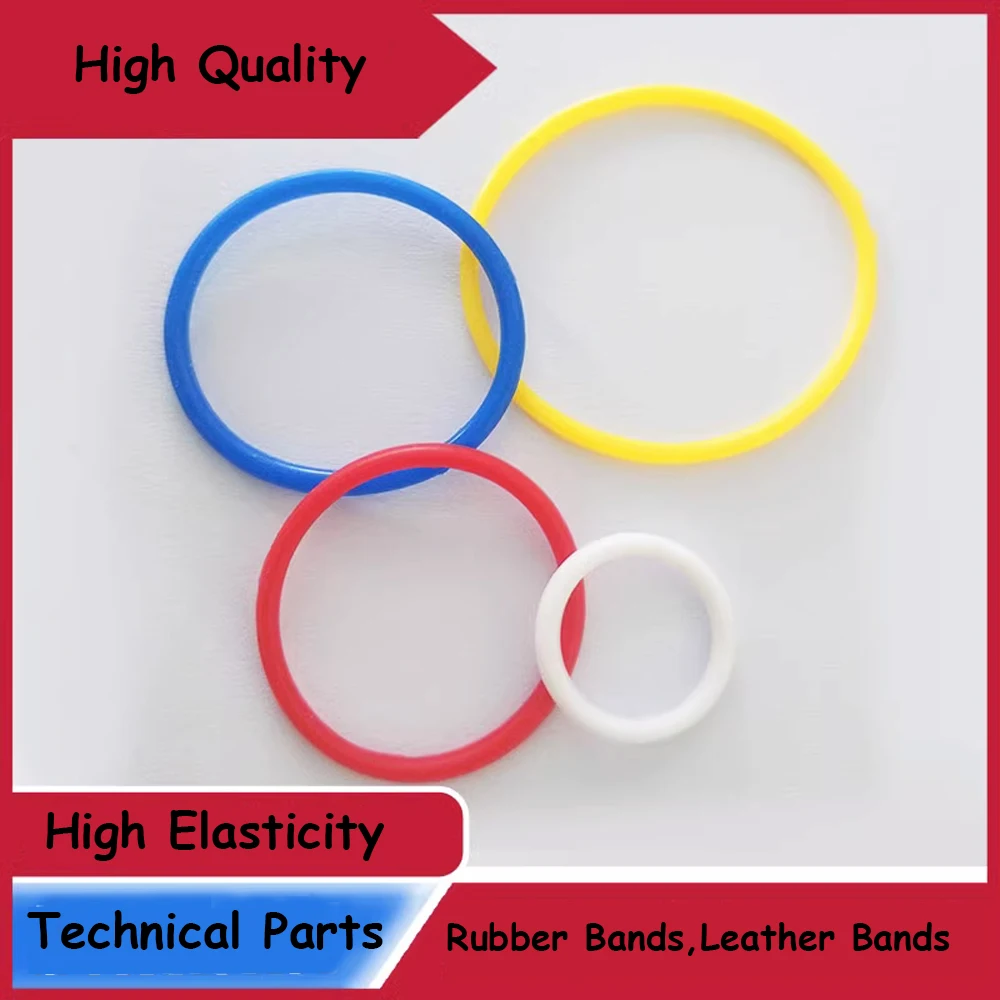 MOC Rubber Bands 85543 85544 85545 85546 2x2 3x3 4x4 5x5 for Hi-Technic Round Cross Section Pulley Wheel Belt Drive Belt 20PCS rubber bands