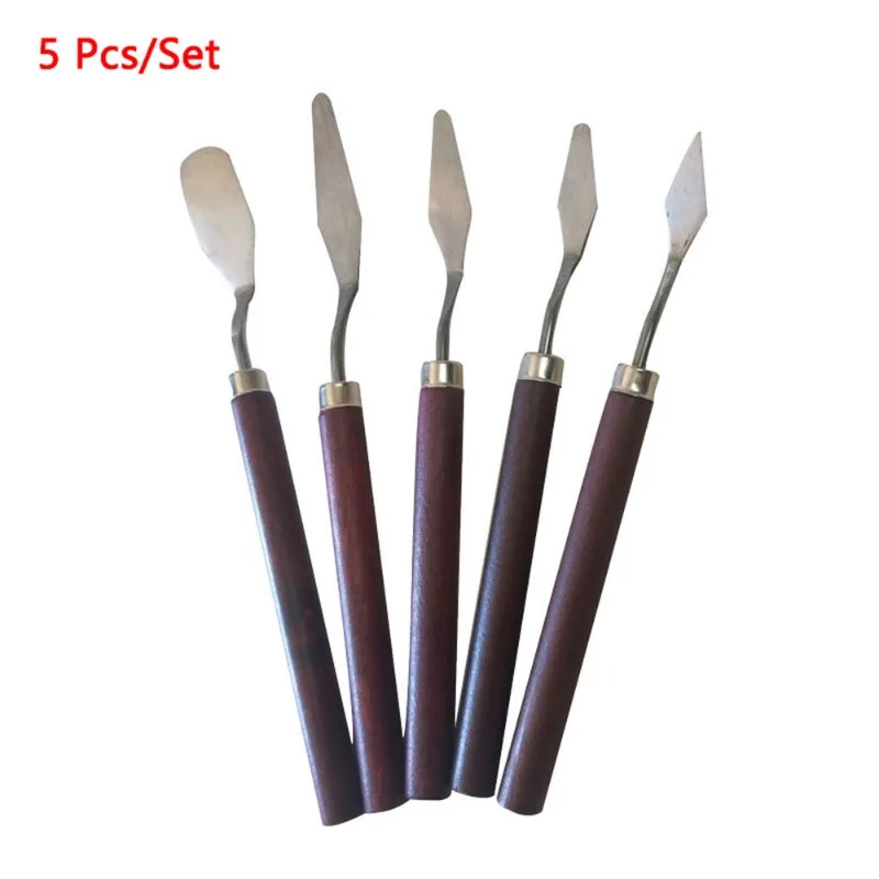 1/3/5/7Pcs Oil Painting Knife Stainless Steel Art Painting Drawing Stationery Tools Artist Spatula art supplies sketch