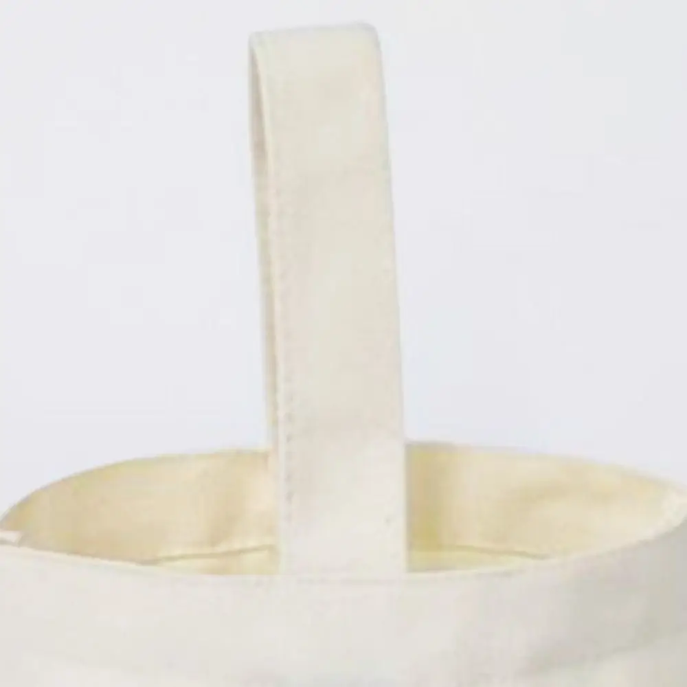 Freizeit Beige Schwarz Einkaufstasche Einfarbig Canvas Canvas Handtasche Einfache Pendeltasche Aufbewahrung – Detail 5