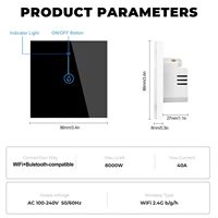 40A Tuya Smart Wifi Water Heater Boiler Touch Switch EU for Lighting Water Heater Air Conditioner Works with Google Home Alexa - Image 6