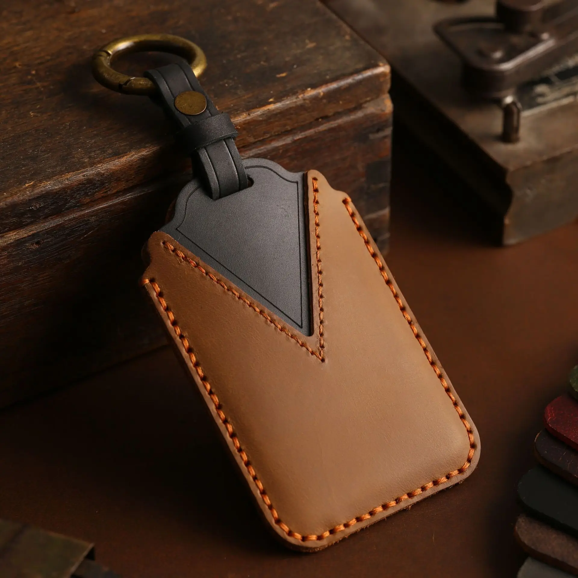 Portachiavi in vera pelle per LEXUS LX 570 2016 2019 LS 500h 2020 RX 300 2017 ES LM 2020 - Sfc2e237c93ef4fb2969e14d6466a792bC