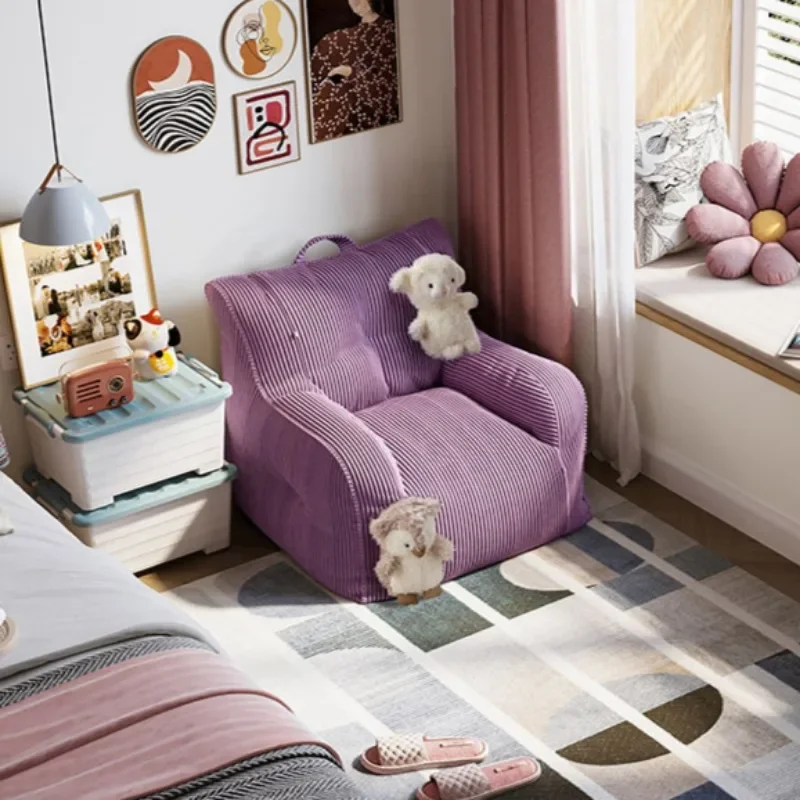 Small Individual Living Room Sofas Green Ergonomic Modern Corner Bean Bag Sofas Lounge Christmas Sofa Inflavel Home Furniture