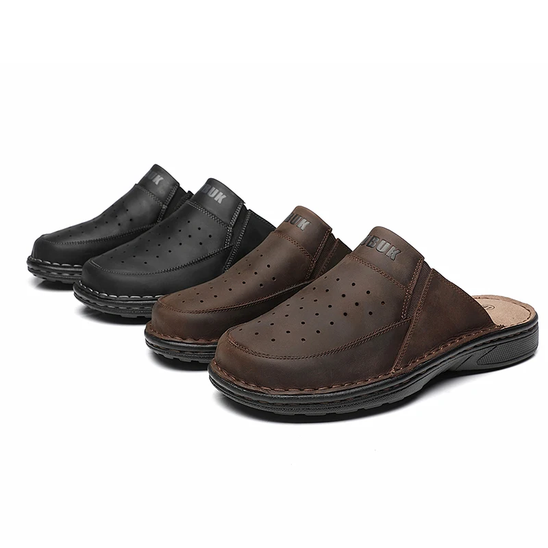 الطبقة الأولى من جلد البقر للرجال موضة جديدة مفتوح...