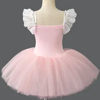Vêtements pour enfants, costume de scène de princesse, vêtements pour enfants, fête, tutu élégant, justaucorps de ballet pour filles, robe, vêtements de danse 2
