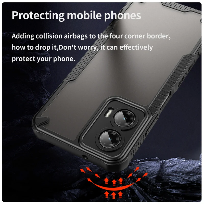 Luxury Hybrid Rugged Protective Cover - Shockproof TPU+PC with Fuel Injection Technology