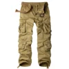 Men Combat Pants With Knee Pads Tactical Cargo Sport Trousers Camouflage Multicam Trekking Hunting Clothes（Not belt） 1