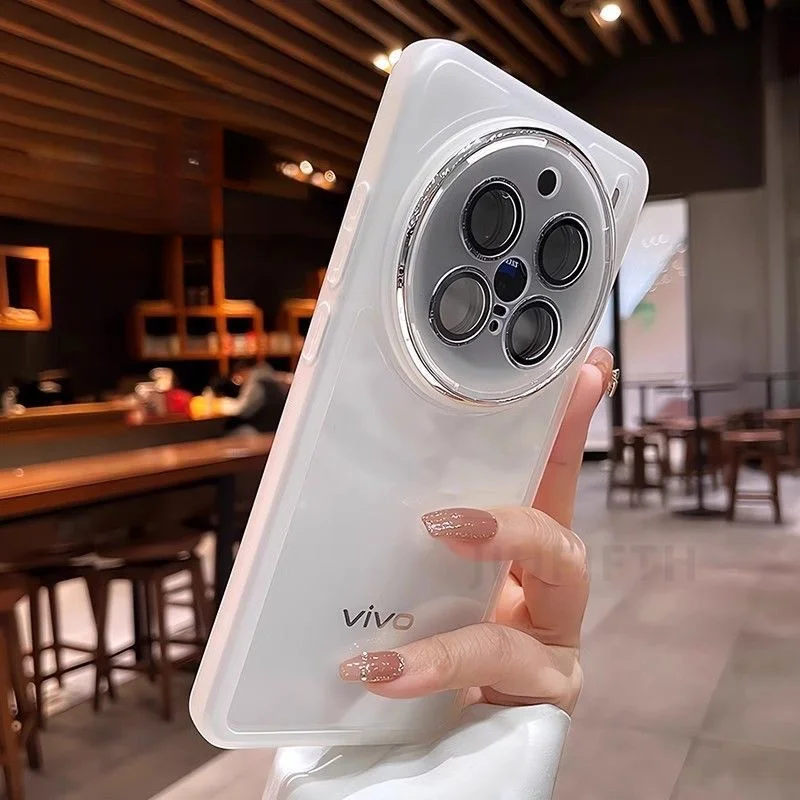 Soft Transparent Silicone Case with Camera Lens Protective Cover